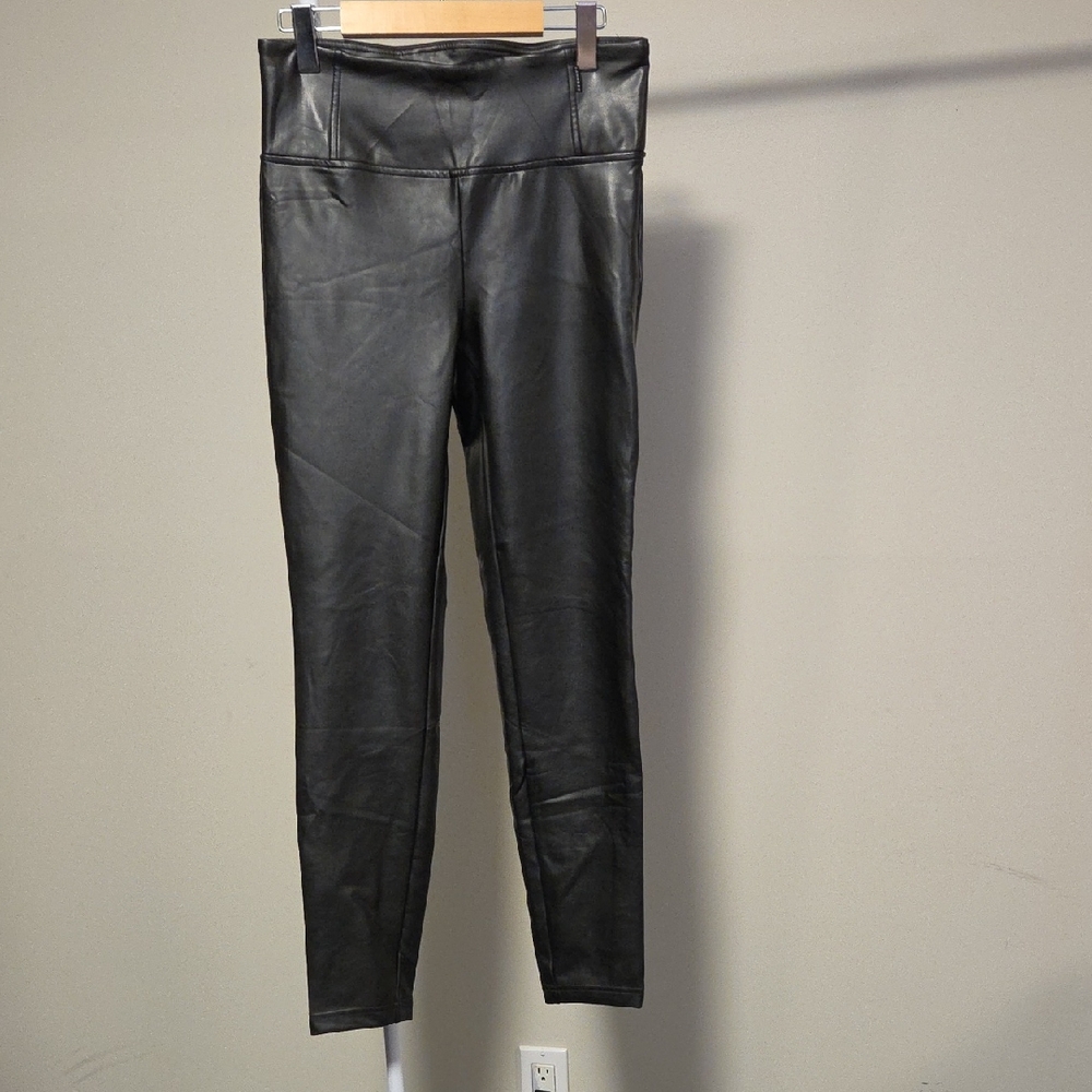 Laundry By Shelli Segal Black Faux Leather Leggings